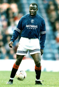 1995-03-11 Basile Boli, Glasgow Rangers