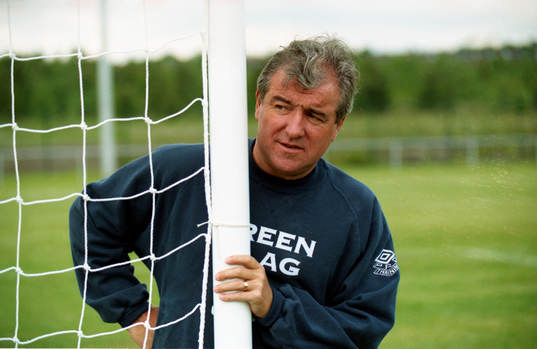  Terry Venables, förbundskapten, England.
