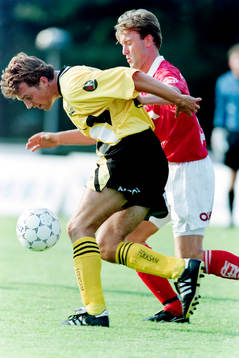 Barry Dubbeldeman, Hässleholm med bollen.