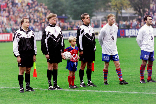  Domartrion på matchen. Per Jansson, Sundsvall, Christer Fällström, Härnösand och Mikael Everstig, Grillby.