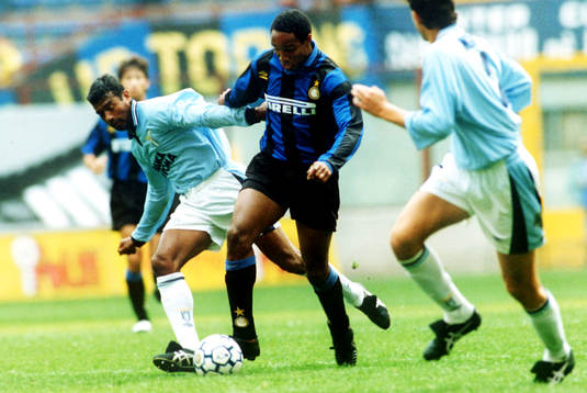  Aron Winter, Lazio och Paul Ince, Inter