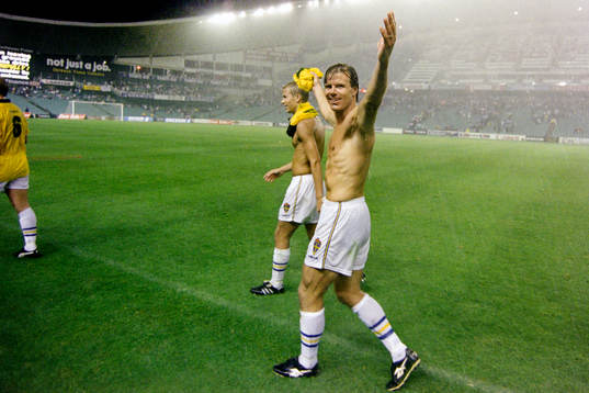 Fotboll, Sverige, Landslagsturné, Sydney, Sverige -