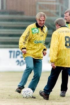  Sven-Bertil Andersson med sin son Jonas.