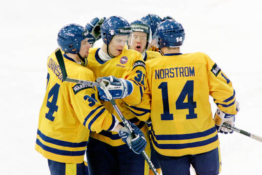 Roger Johansson, Fredrik Modin och Mattias Norström,
