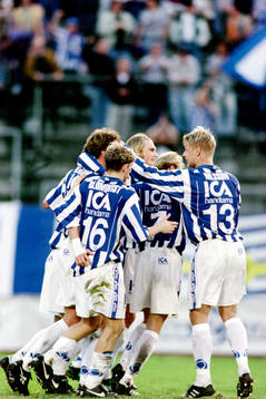  Jubel i Göteborg efter mål.