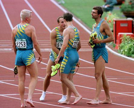 Sverige, fr v: Torbjörn Mårtensson, Patrik Strenius,