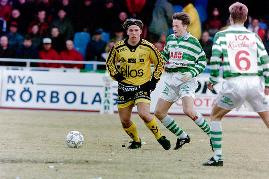  Anders Svensson, Elfsborg med bollen.
