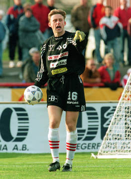 Peter Frostvik, målvakt i Degerfors.

