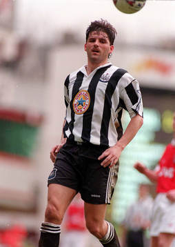Fotboll -- Philippe Albert, Newcastle 