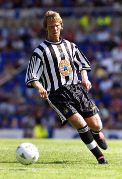 Fotboll -- Warren Barton, Newcastle  