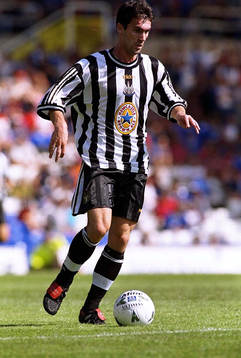 Fotboll -- Keith Gillespie, Newcastle  