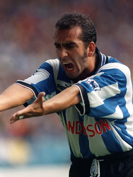 Fotboll -- Paolo Di Canio, Sheffield W (Sheffield Wednesday)  