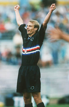 Fotboll Jürgen Klinsmann, Sampdoria
