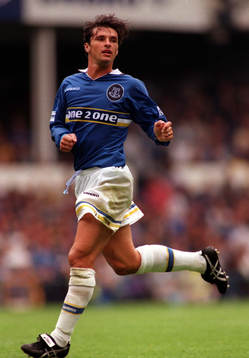 Fotboll -- Gary Speed, Everton 