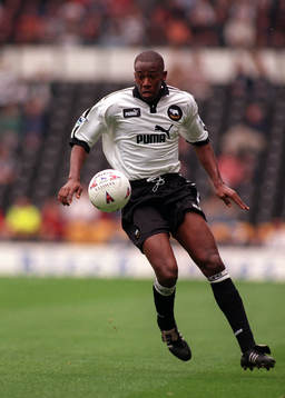 Fotboll -- Paolo Wanchope, Derby 