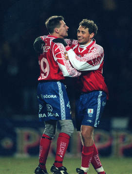 Fotboll Nicklas Persson och Andreas Ottosson, Öster
