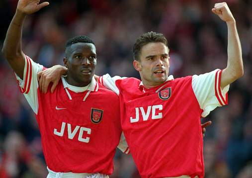 Christopher Wreh och Marc Overmars, Arsenal 