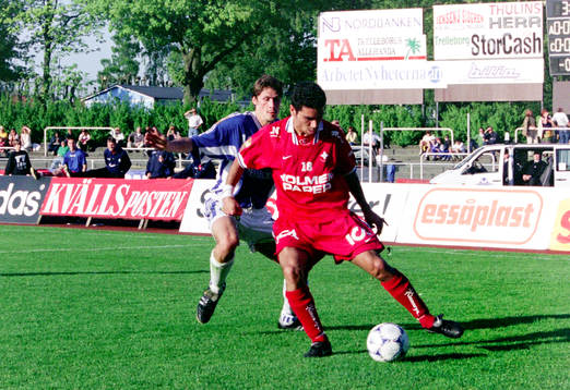  Hasan Cetinkaya, Norrköping med bollen.