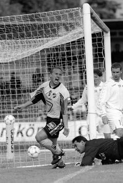  Jonas Danielsson, IFK Hässleholm. Jubel.