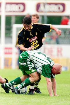  Nebojsa Novakovic, AIK och Anders Magnusson, Frölunda.