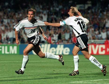  Oliver Bierhoff och Jürgen Klinsmann, Tyskland
