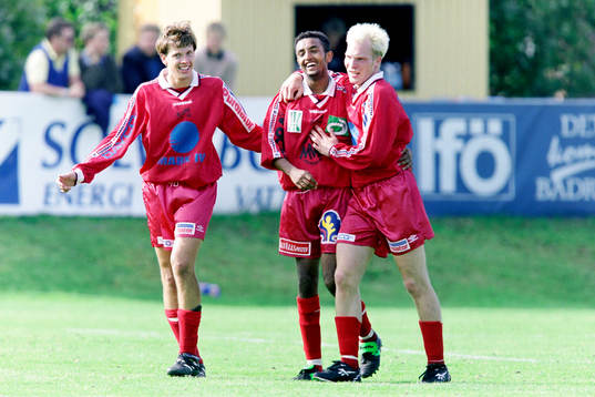  Christian Augustsson, Awet Estefanos och Andreas Sördin, Hässleholm. 