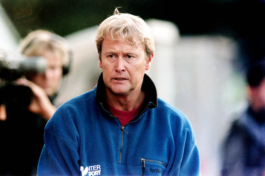  Åge Hareide, tränare, Helsingborg. 