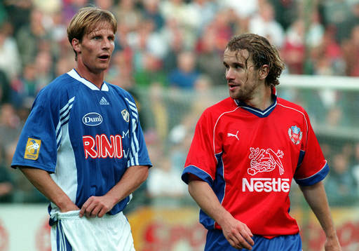  Jesper Mattsson, Halmstad BK och Arild Stavrum, Helsingborg (Helsingborgs IF)
