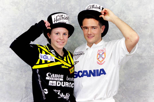  Segrarna Hanna Ljungberg, Umeå IK och Mario Jadonic, Assyriska. 