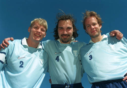 Mats Lilienberg, Dejan Pavlovic och Niclas Kindvall, Malmö