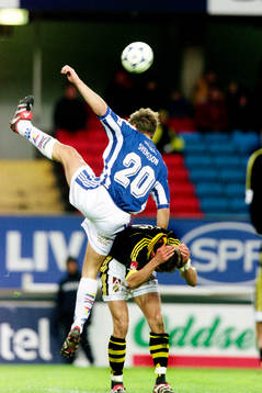 Fotboll, Svenska Cupen, Kvartsfinal, AIK - Trelleborg, 1-0