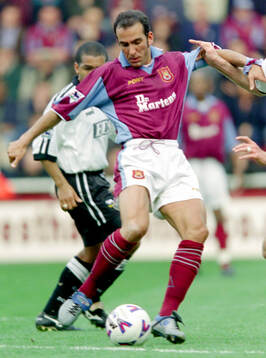  Paolo Di Canio of West Ham.