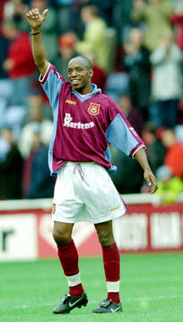  Ian Wright of West Ham.