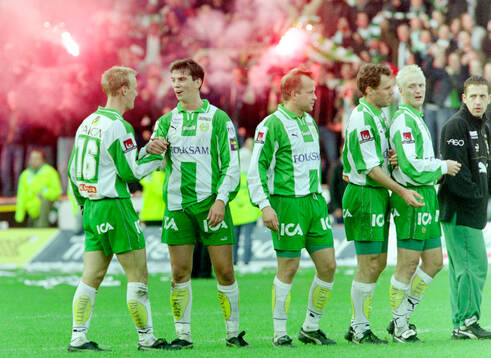 Hammarbys Mikael Andersson, Johan Andersson, Kaj Eskelinen,