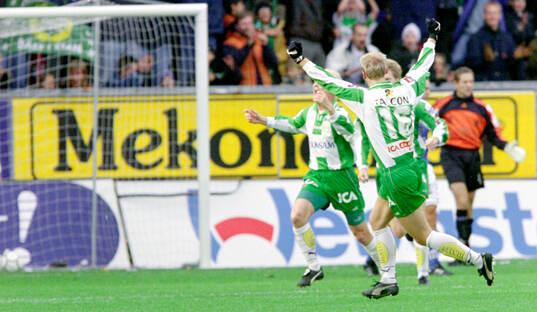 Hammarbys Christer Fursth jublar